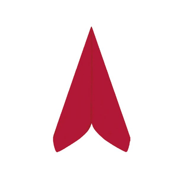 800 Stk. Airlaid Servietten Premium 40 x 40 cm 1/4 Falz rot